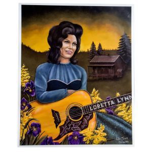 Loretta Lynn Retro Poster