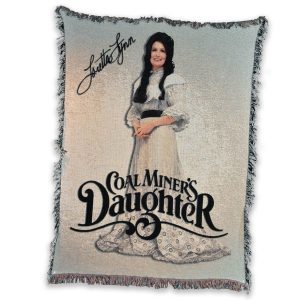 Coal Miners Daughter Vintage Throw